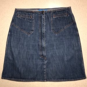 M.i.h. Jeans Jean Skirt Medium to Dark Wash